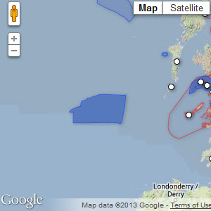 Map of The Barra Fan and Hebrides Terrace Seamount MPA (Scottish marine protected area)