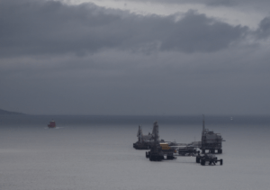OIl platforms in Firth of Forth